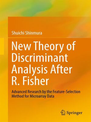 cover image of New Theory of Discriminant Analysis After R. Fisher